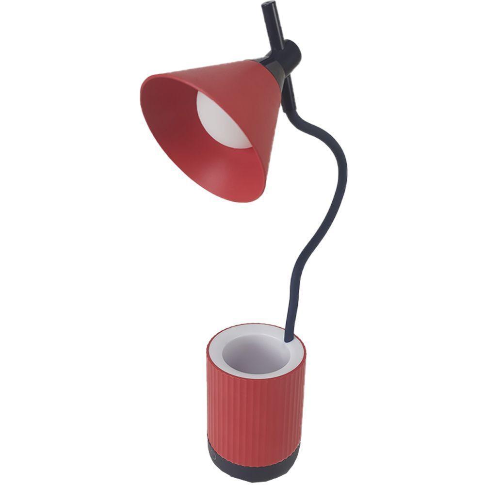 Luminaria De Mesa Touch Porta Objetos Led Abajur Iluminado - 1