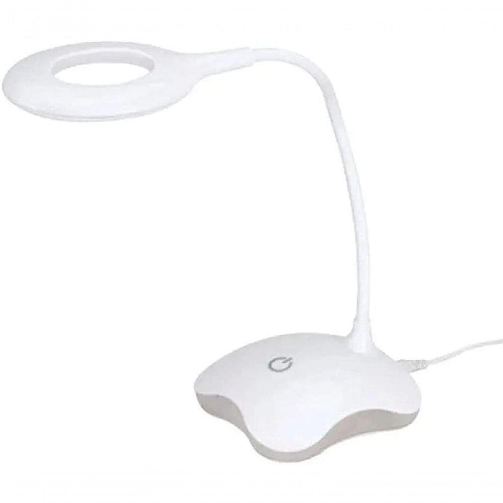 Luminária De Mesa Com Haste Flexível Led Anel - 1