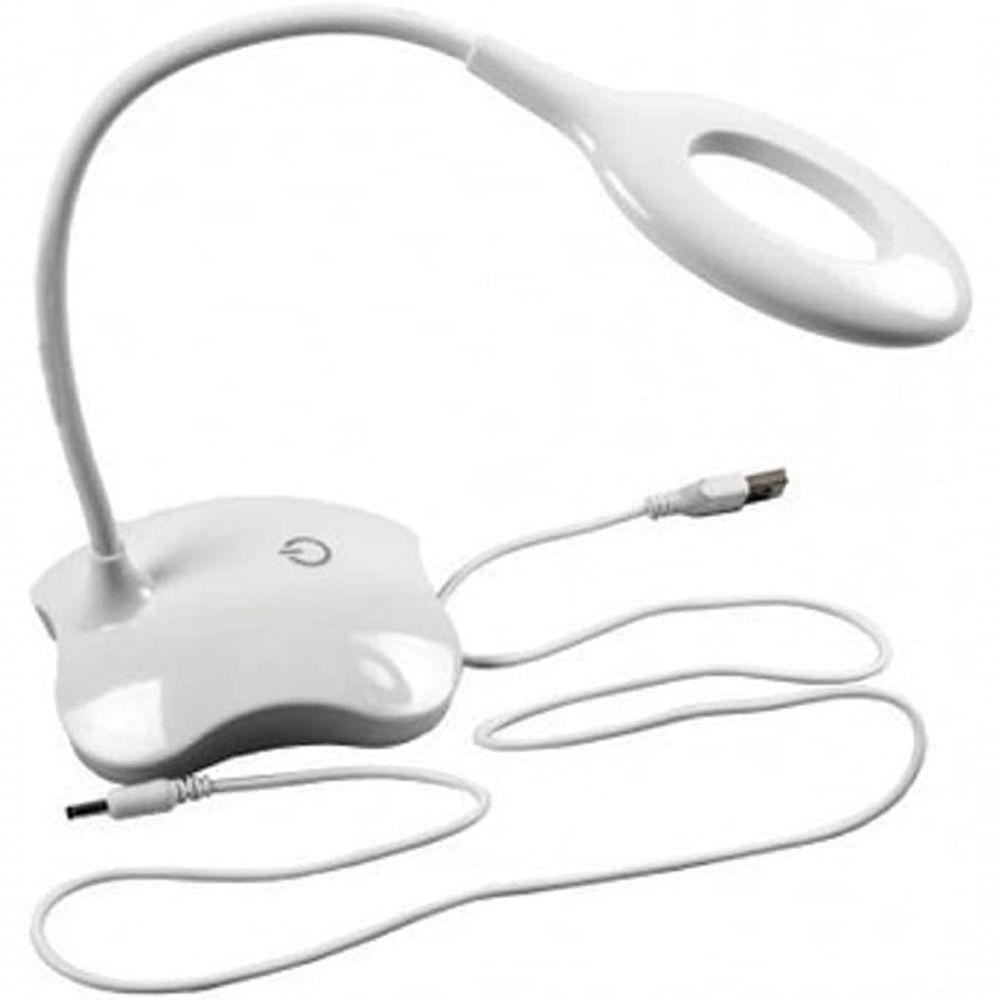 Luminária De Mesa Com Haste Flexível Led Anel - 2