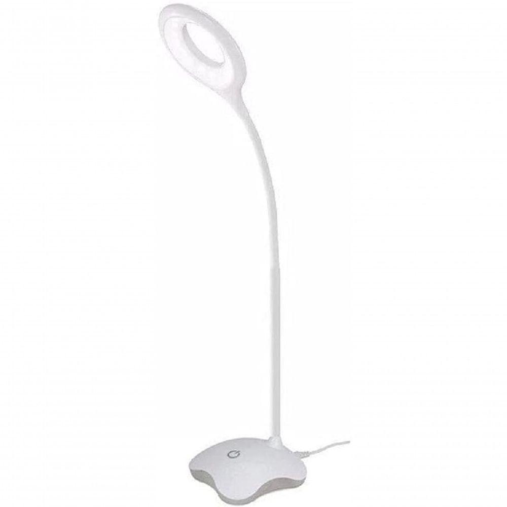 Luminária De Mesa Com Haste Flexível Led Anel - 5