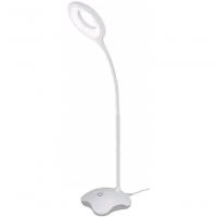 Luminária De Mesa Com Haste Flexível Led Anel - 5