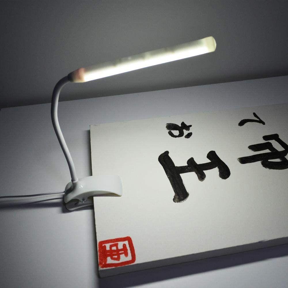 Luminária Flexível Tubo 13 Leds Com Clipe Prendedor Garra Fina - 5