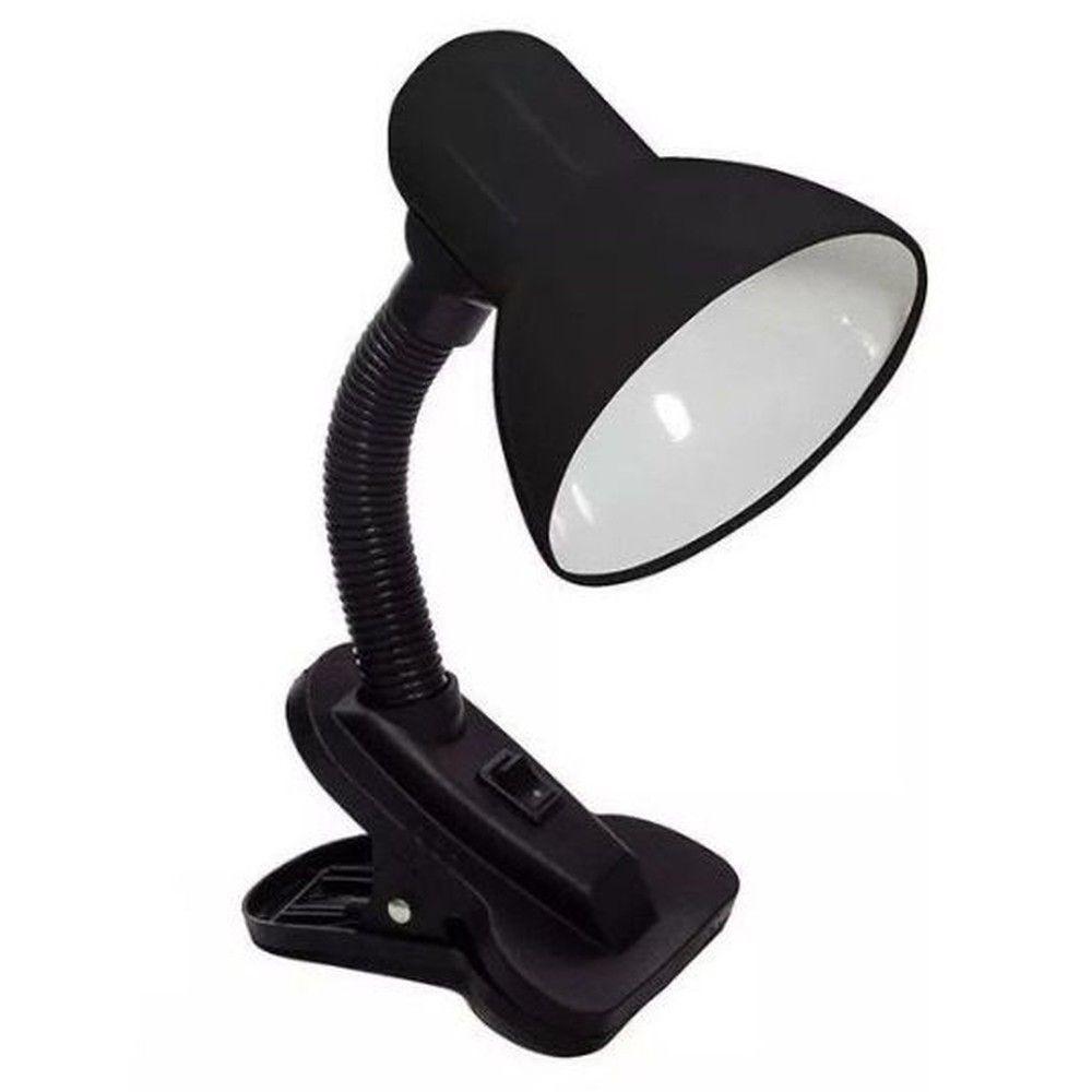 Luminaria De Mesa Articulavel 20 Uni Garra Luz Abajur Bivolt - 1