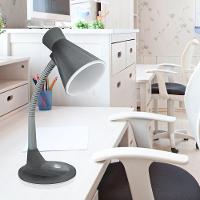 Luminária De Mesa Taschibra Tlm 03 Articulável E27 Bivolt Cinza - 2