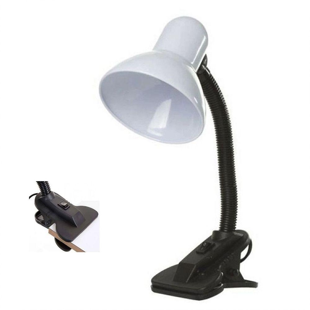 Luminaria De Mesa Garra Articulavel Presilha Abajur - 1