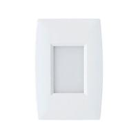 Balizador Taschibra Embutir Led Cine Direct 2w Branco 4x2 Bivolt 3000k Luz Quente - 1