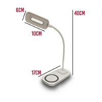 Luminaria De Mesa Led Carregamento Sem Fio 3 Cores - 9