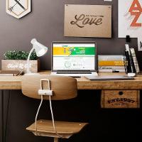 Luminária De Mesa Taschibra Tlm 03 Articulável E27 Bivolt Branco - 2