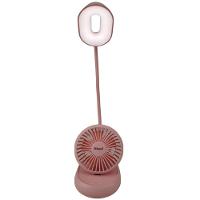 Luminaria Ventilador Ajustavel Led 2 Em 1 Flexivel de Mesa - 1