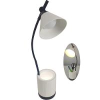 Luminaria De Mesa Led Porta Objetos Articulada 3 Cores - 1