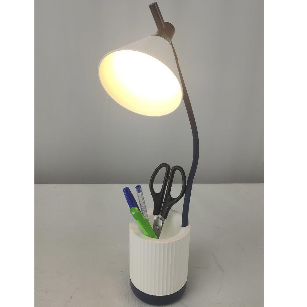 Luminaria de Mesa Led Porta Objetos Articulada 3 Cores - 3