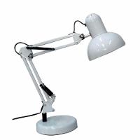 Luminaria Mesa Articulada Regulavel Base Metal Branca - 2