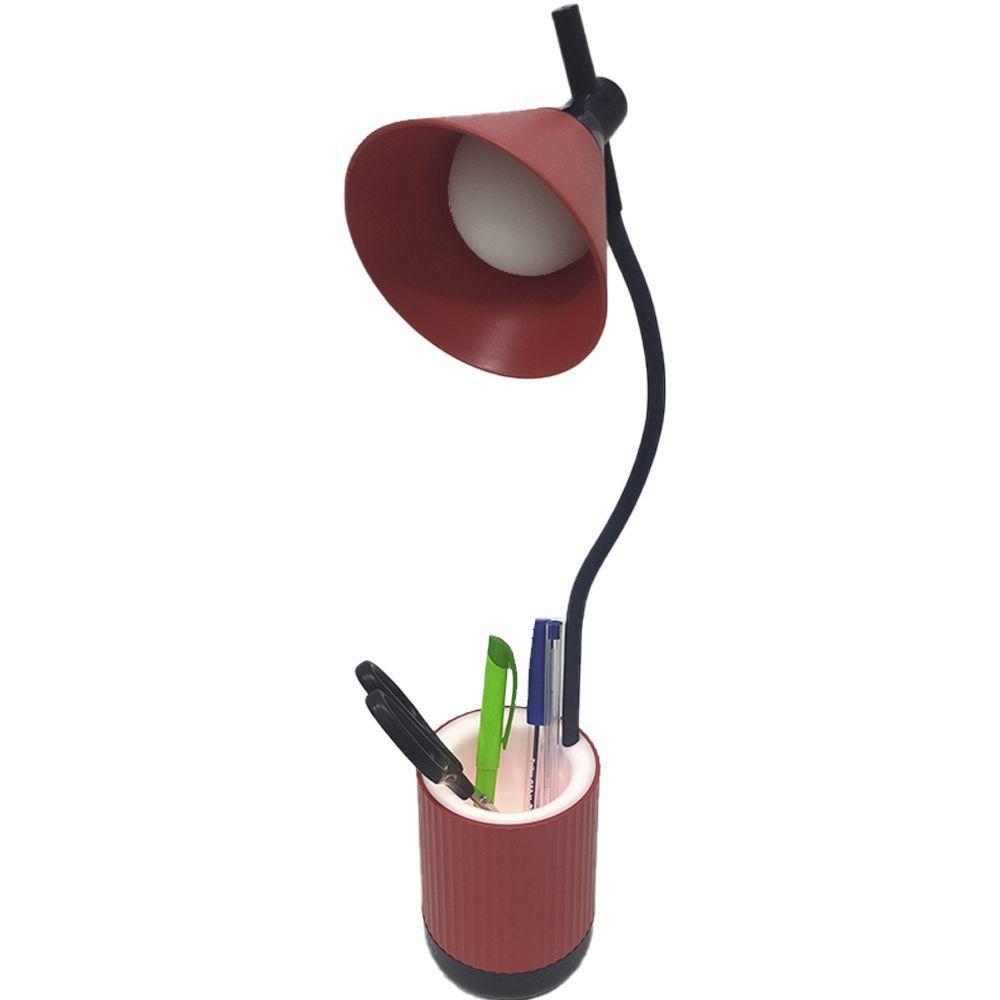 Luminaria De Mesa Articulada Led Porta Objetos Abajur 3 Cor - 7