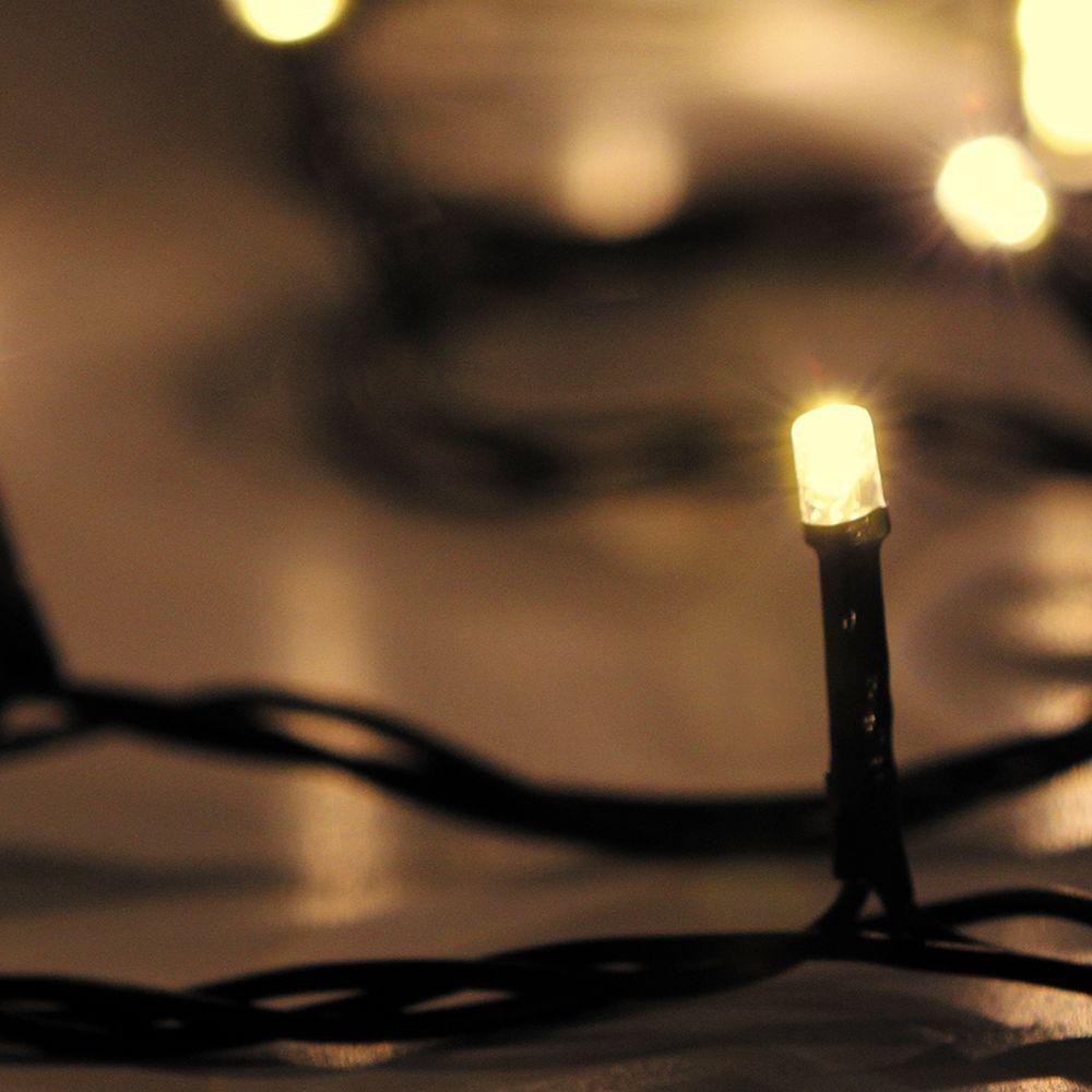 Cordão Luminoso Led Taschibra Pisca Pisca 8 Funções 5m 96 Leds 110v Amarela - 2