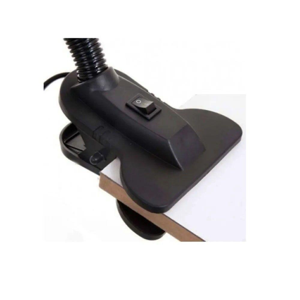 Luminaria De Mesa Articulavel Presilha Garra Abajur - 7