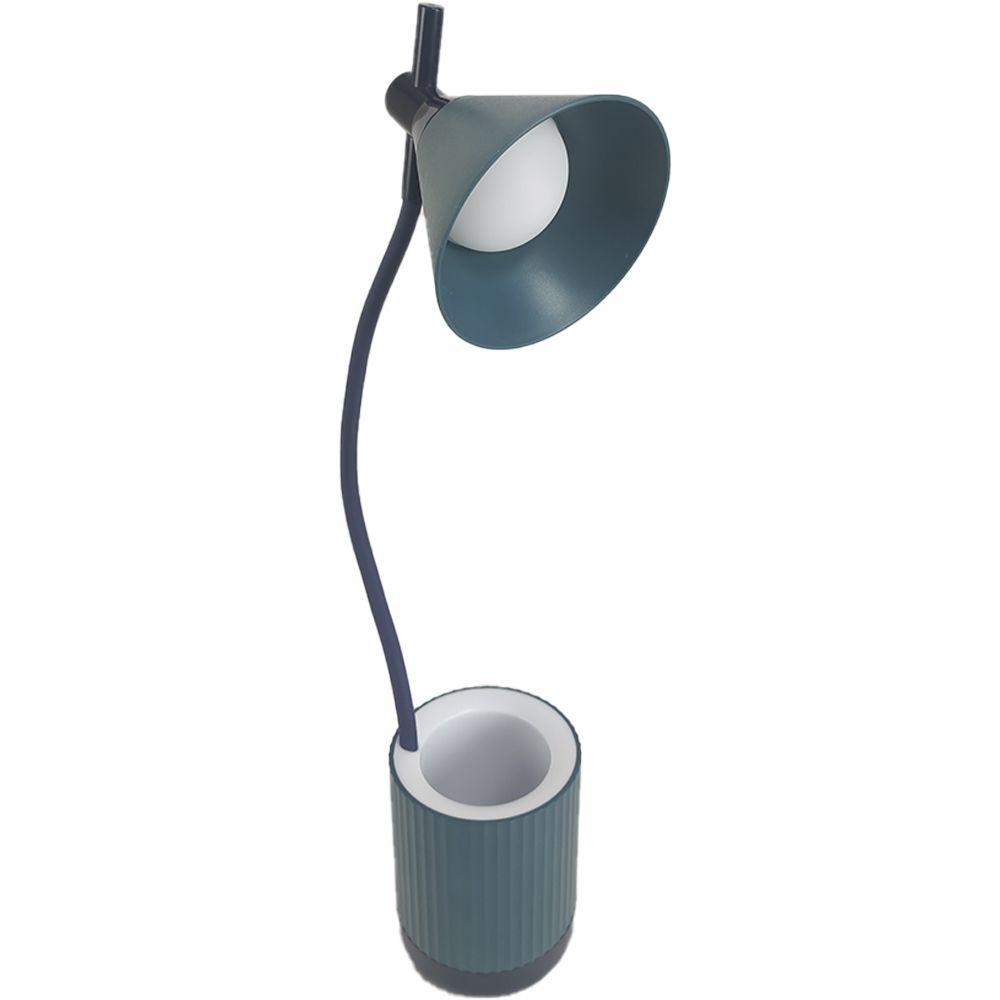Luminaria De Mesa Led Porta Objetos Articulada Abajur 3 Cor - 1