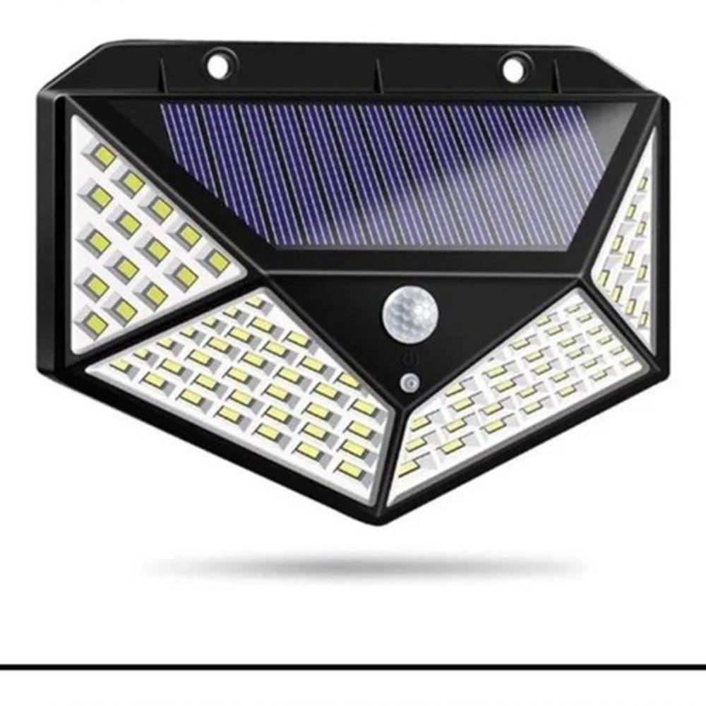 Luminária Solar Parede 100 Led Sensor Presença Com 3 Funções - 5