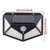 Luminária Solar Parede 100 Led Sensor Presença Com 3 Funções - 3