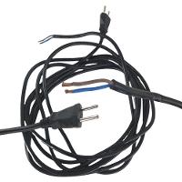 Cabo Fio Tomada 5 Metros 2x1.5 Mm Dois Pinos Extensao - 1