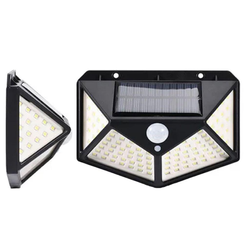 Luminaria Solar 100 Leds 7 Uni Sensor Presença Andarela - 3