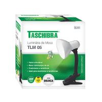 Luminária De Mesa Taschibra Tlm 05 E27 Bivolt Branco - 1