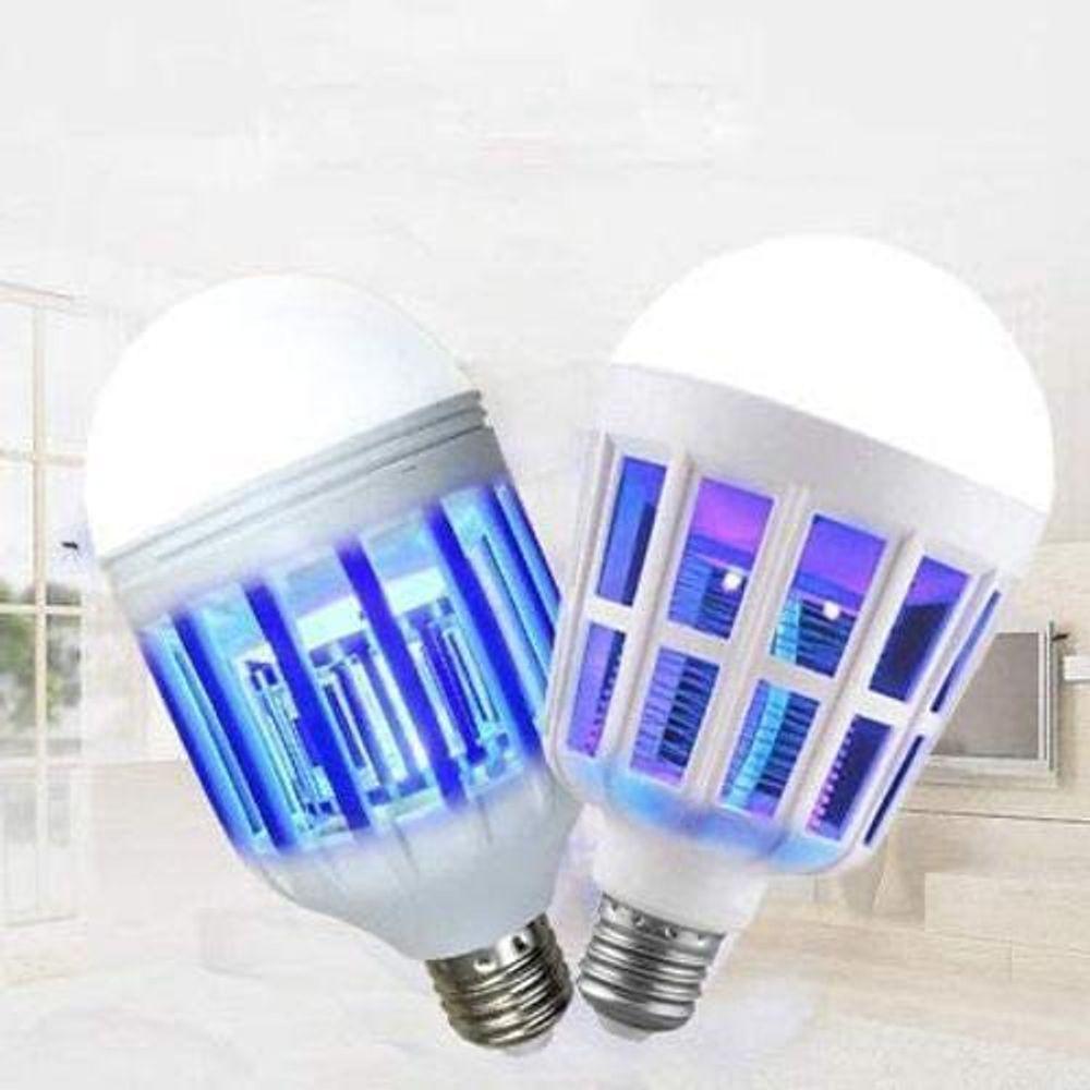 Lâmpada Led Com Mata Mosquito Insetos Elétrico 15W - 5