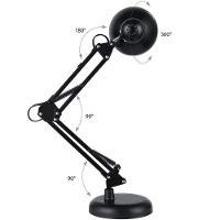 Luminaria Robo Articulada De Mesa Com Base Garra Computador - 3