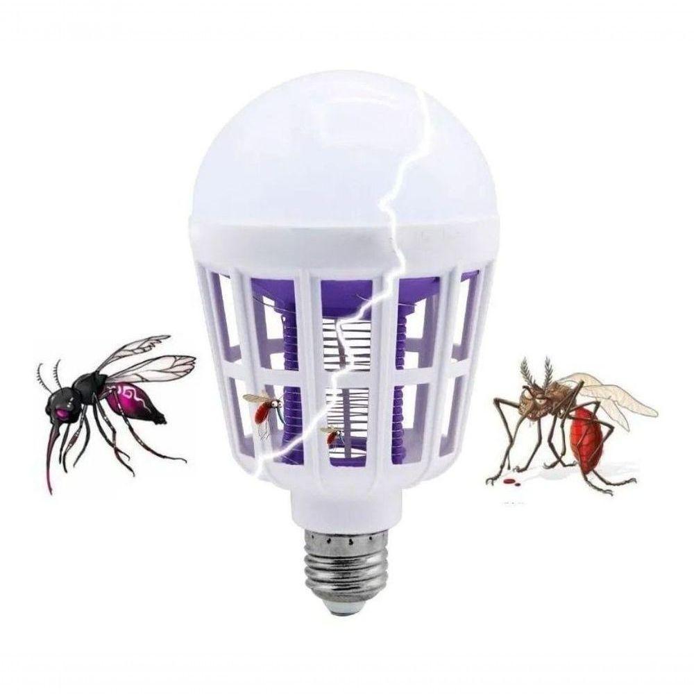 Lâmpada Led Mata Mosquito Insetos Pernilongo Moscas 15W - 3