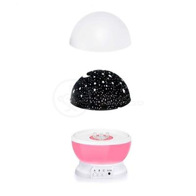 Luminária Projetor Abajur Estrelas Galáxia Universo Planetário Céu Rosa Presente Para Namorados