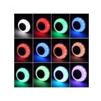 Lampada Luz Led Rgb Bluetooth Caixa Som Controle Remoto - 7