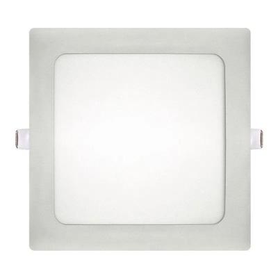 Kit 4 Painéis Led Embutir 12w Quadrado Branco Frio Bivolt