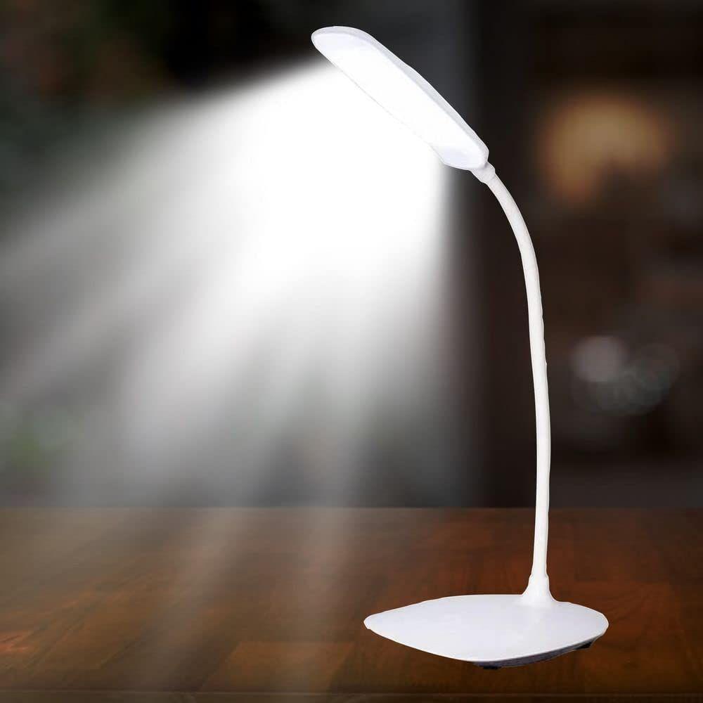 Luminaria De Mesa Flexivel Recarregavel Usb Com Sensor Touch Leds Mesa - 1