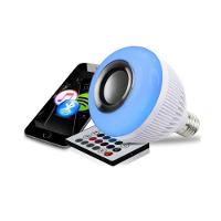 Lâmpada Bluetooth Led Rgb + Som + Controle Remoto