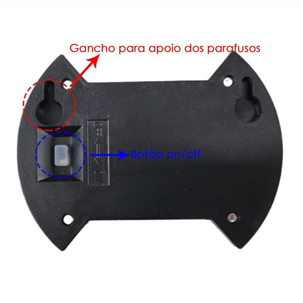 Luminaria Solar Parede Led Arandela Spot Balizador Jardim - 5