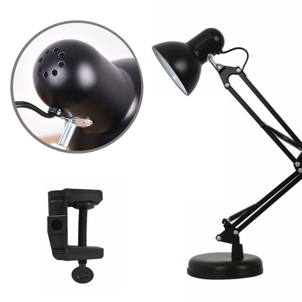 Luminaria Robo Articulada De Mesa Com Base Garra Home Office - 2