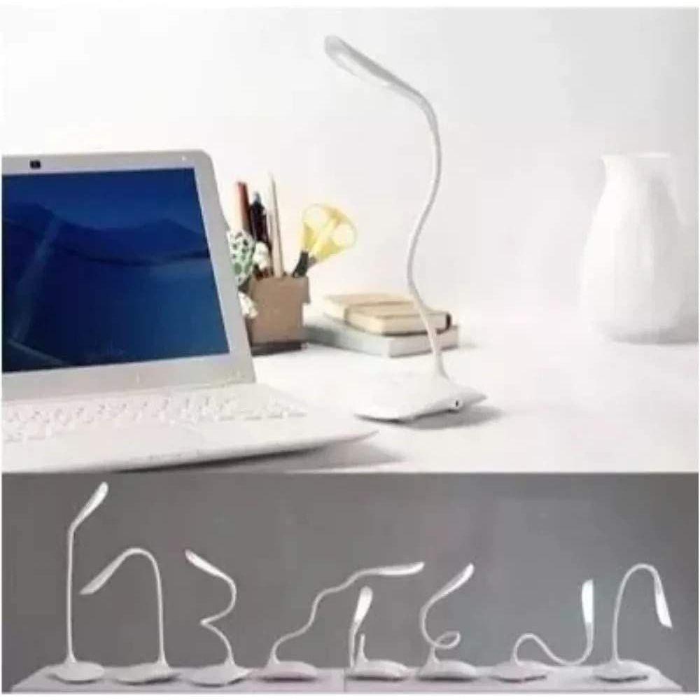 Luminaria De Mesa Flexivel Recarregavel Usb Com Sensor Touch 14 Leds - Mesa - 3