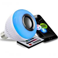 Lâmpada Bluetooth Com Led Rgb Música 12W + Controle Remoto - 1