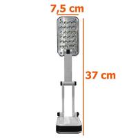 Luminária De Mesa Articulada 24 Leds Recarregável Abajur Zz - 4