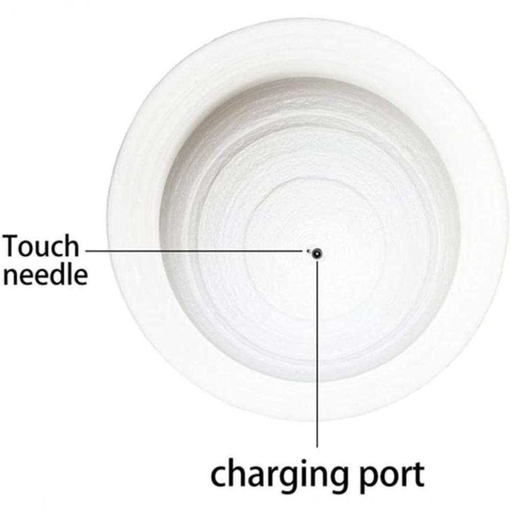 Luminaria Lua Cheia, Luz Noturna De Saturno + Suporte De Madeira, 3d Touch Abajur - 4