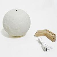 Lua 3d Luminaria Bateria Abajur Usb Touch Led Rgb Decoracao - 3