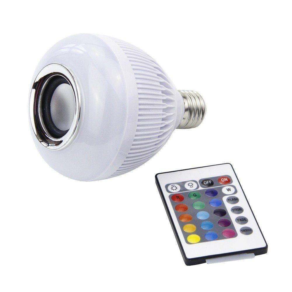 Lampada De Som Bluetooth Led Rgb Com Controle Remoto - Z027 - 3