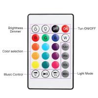 Lâmpada Caixa De Som Bluetooth Luz Led Rgb Controle Remoto - 3