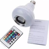 Lâmpada Led Rgb Bluetooth Caixa De Som E Controle Remoto - 6