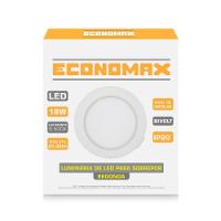 Kit 8 Painéis De Led Sobrepor 18w Redondo Branco Frio Biv - 9