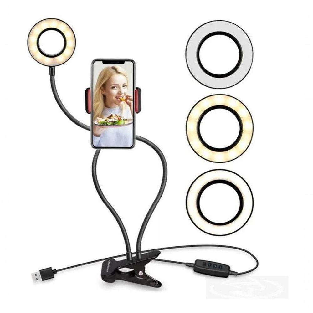 Ring Light Com Suporte Celular E Controle Bluetooth - 2