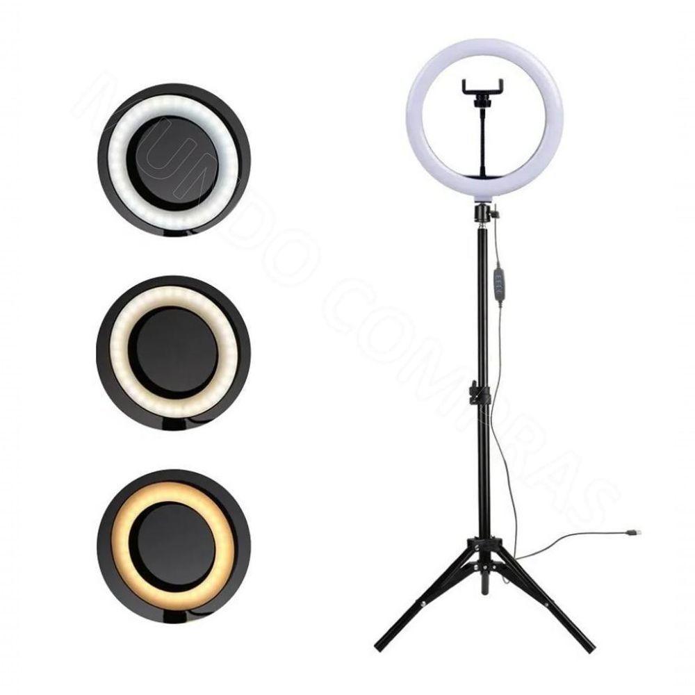 Ring Light 26Cm 10 Tripé 210Cm - 2