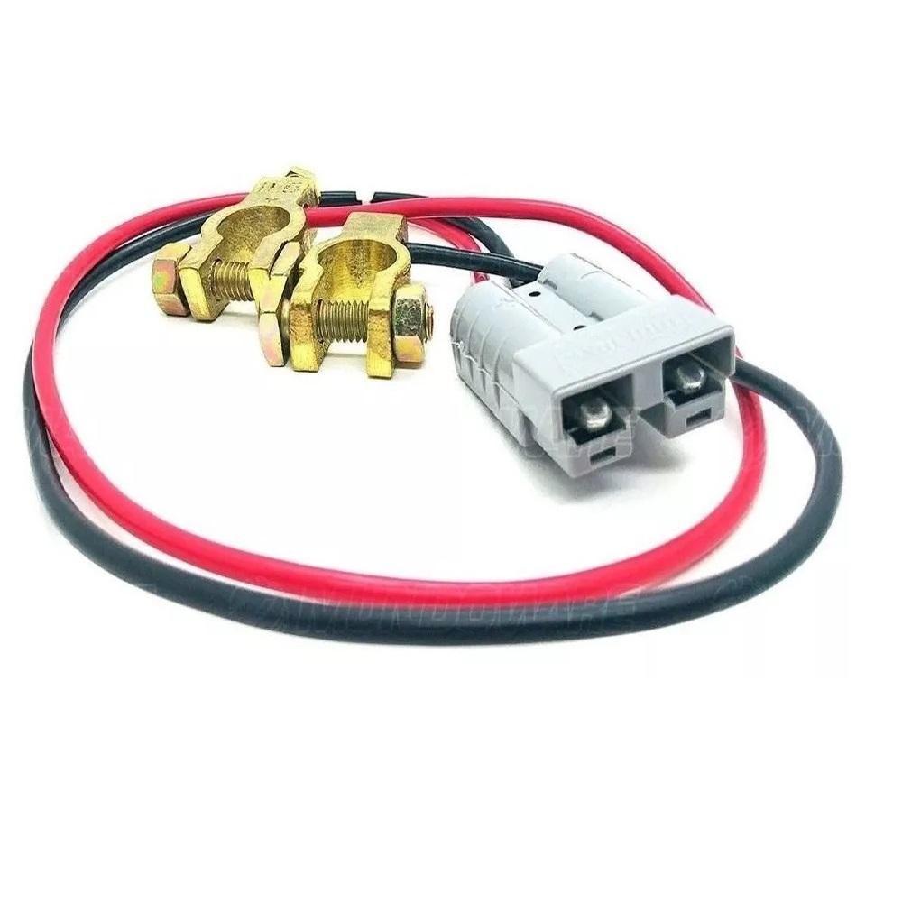 Cabo de Engate para Bateria Externa 12v em Nobreak Ts Shara, Sms, Ragtech - 1
