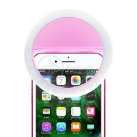 Anel De Luz Selfie Mini Ring Light Android E Ios - Rosa - 1