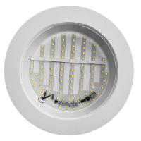 Painel Com Placa De Led Taschibra 18w Lys Redondo Embutir Bivolt 6500k Luz Fria - 3