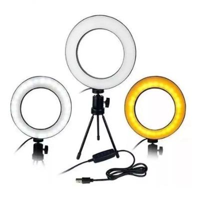 Luz Ring Light De Mesa 16Cm